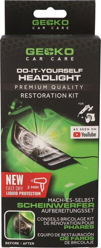 - Gecko Car Care Koplamp Polijstset - 8718226878922