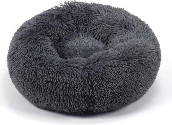 Beeztees Yali Hondenmand - Pluche - Grijs - Ø 60 cm