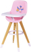 Zapf BABY born Kinderstoel - Poppenkinderstoel - Roze/Wit/Hout - 3+ jaar