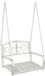 vidaXL Banc de jardin acier 71,5 x 59 x 55 cm blanc antique