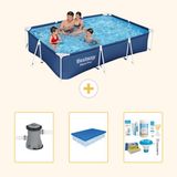 Bestway Rechthoekig Steel Pro Zwembad - 300 x 201 x 66 cm - Blauw