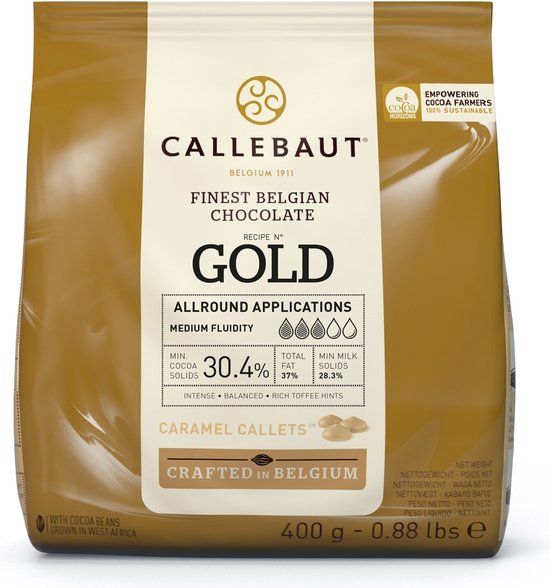Callebaut Chocolade Callets - Gold - 400g