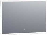 Brauer Jade Spiegel - Rechthoekig - 100 cm - met Directe LED-Verlichting - Dimbaar - met Touchbediening