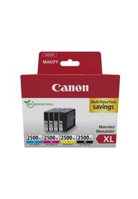 Canon PGI-2500XL Ink Cartridge Multipack - Black, Cyan, Magenta, Yellow - 4 Pack - High Yield - Original