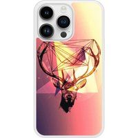 Apple Bedrukt siliconen hoesje compatibel met iPhone 14 Pro Cerf Hipster