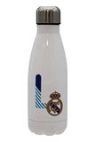 Real Madrid Gepersonaliseerde Roestvrijstalen Fles Met Letter 550ml Wit