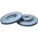 Quaro Lot De 2 Disques De Frein Qd0687 Mazda Tk78-33-251a Tk78-33-251b