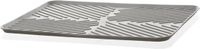 5five Afwas afdruipmat/droogmat keuken - anti-slip - rubber - grijs - 30 x 40 cm - opvouwbaar