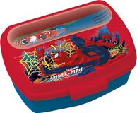 Tataway Broodtrommel Spiderman Marvel met bestek, lunchbox voor kinderen