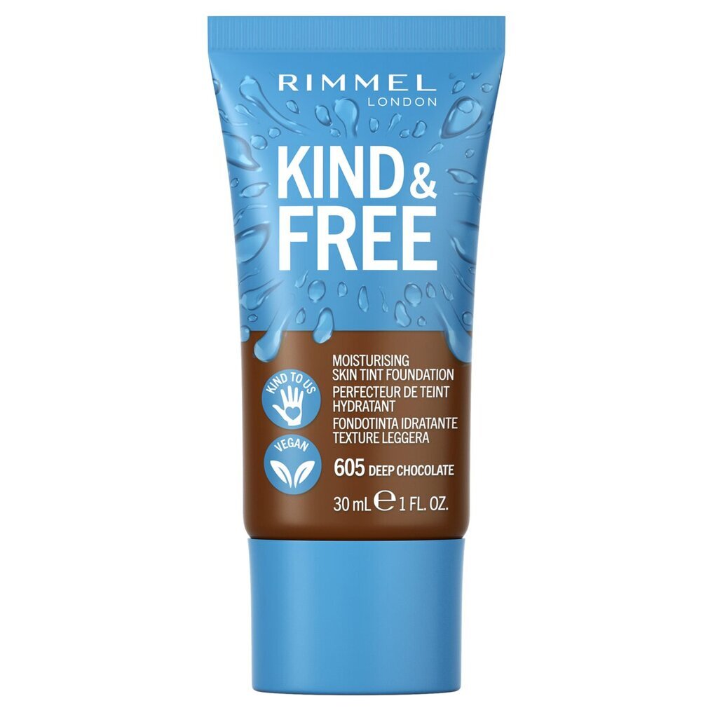Rimmel London Rimmel Kind & Free Foundation - 605 Deep Chocolate