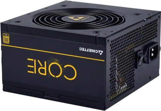 Chieftec Bbs500S 500W Atx-Voeding Voor Pc-Gaming 80Plus Gold Apfc