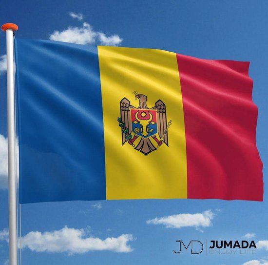 Jumada's Moldavische Vlag - Moldavië Vlag - Polyester - 150 x 90 cm