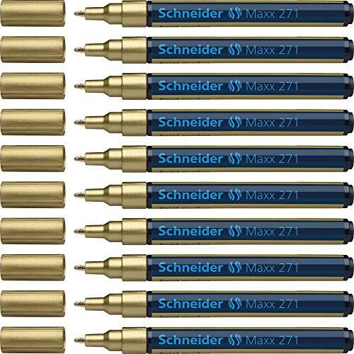 Schneider Maxx 271 Paint-marker 10 Stuk goud