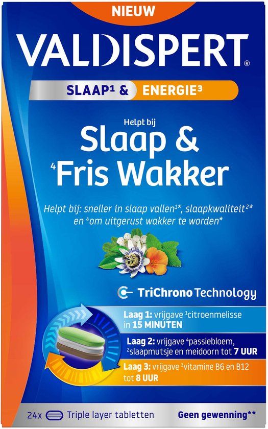 Valdispert Slaap & Fris Wakker Tabletten