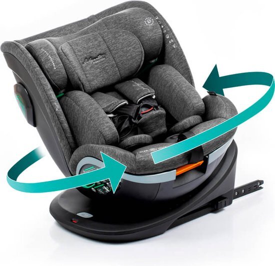 Babyauto autostoel Xperta ISIZE 0-36kg- 0-12 jaar - grijs grijs