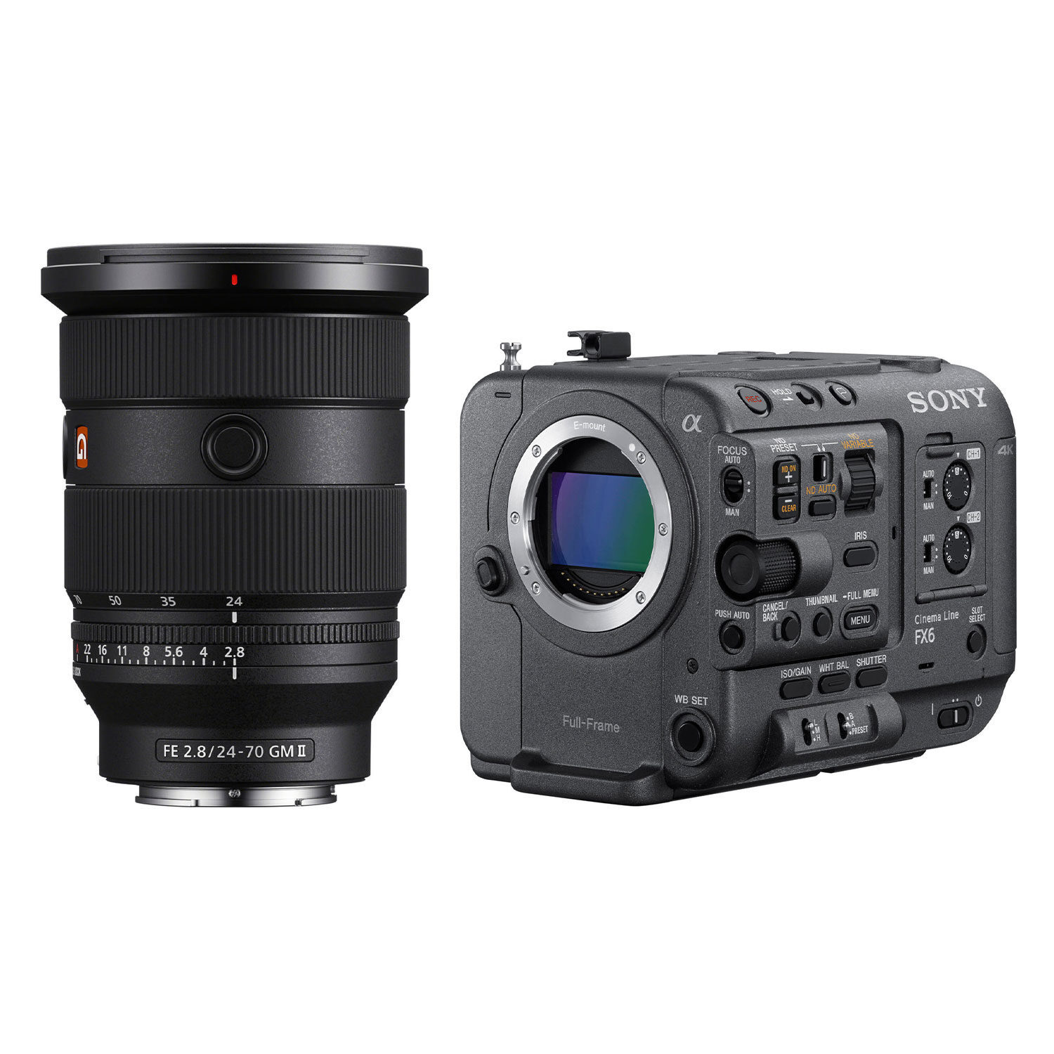 Sony Sony Cinema Line FX6 videocamera + FE 24-70mm f/2.8 GM II
