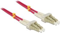 Delock LC Duplex Optical Fiber Patch kabel - Multi Mode OM4 - 2 meter