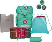 DerDieDas ErgoFlex Schulranzenset 5-delig Peppermint Pony Turquoise