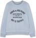 Zadig & Voltaire X60600 Sweat à capuche pour garçon Bleu clair Taille 152