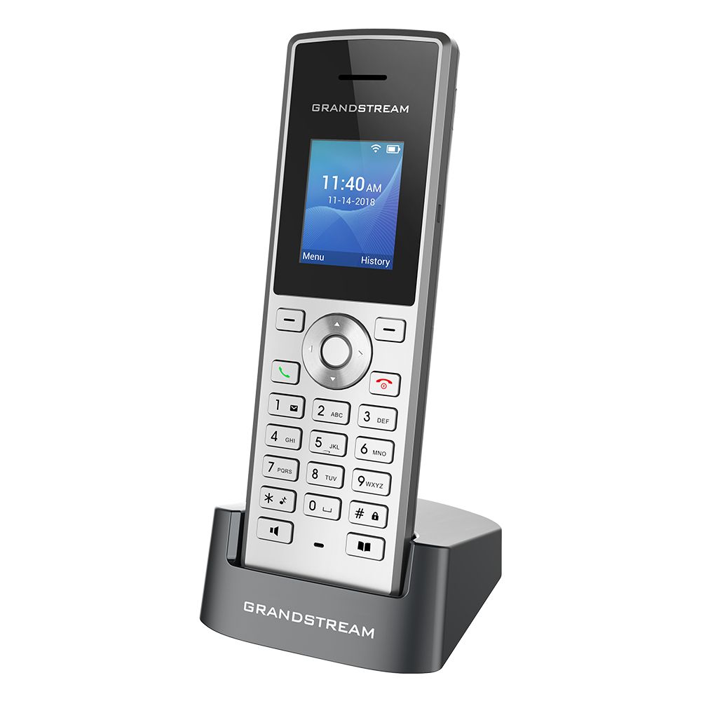 Grandstream WP810 IP Phone - Zwart, Metallic - 2 Regels - TFT - Wifi