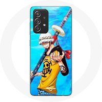 Maniacase Tasje voor Samsung Galaxy A52 One Piece Manga Trafalgar Law zwaard
