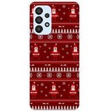 1001 coques Samsung Galaxy A33 5G Bedrukt siliconen hoesje pull de noel santa