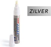 Uni Posca PX-30 Zilver/Chrome Paint Marker - 4 - 8 5 mm beitelpunt - Verfstift