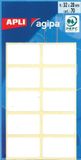 Apli Universele etiketten 20 x 32 mm Karton Wit 10 stuks