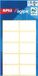 Apli Universele etiketten 20 x 32 mm Karton Wit 10 stuks