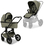 MOON MOON Combi kinderwagen Resea Edition+ mos green / black mat logo