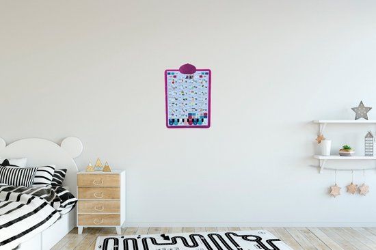 4KidsOnly Disney Frozen Tweetalige Sprekende Educatieve Poster Engels Frans