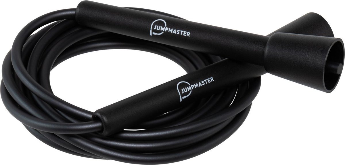 JumpMaster Speed Rope Floyd - springtouw (all black) 305cm/?5mm/100gr - jump rope