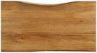 vidaXL Tafelblad met natuurlijke rand 100x60x3,8 cm massief mangohout