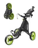 Caddytek CaddyLite EZ V8 Golfwagen met 3 wielen, opvouwbaar licht duwkarretje met voetrem, gemakkelijk te openen en te sluiten
