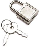Geheim Mareli Geheim dagboek met metalen slot en 2 sleutels, afmetingen 14,5 x 18 cm, 64 Fg wit komt overeen met 128 Pg