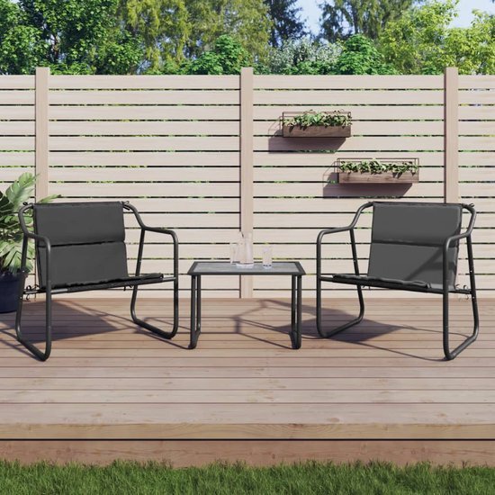 The Living Store Loungeset - Trendy - Tuinmeubelen - Afmetingen- 59 x 70 x 74 cm - Ken- Duurzaam materiaal