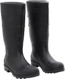 VidaXL Regenlaarzen maat 43 PVC Zwart