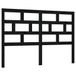 vidaXL Hoofdbord 146x4x100 cm massief grenenhout zwart