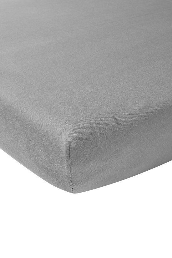 Meyco Baby Uni Hoeslaken Co-sleeper - Grey - 50x90cm - Katoen