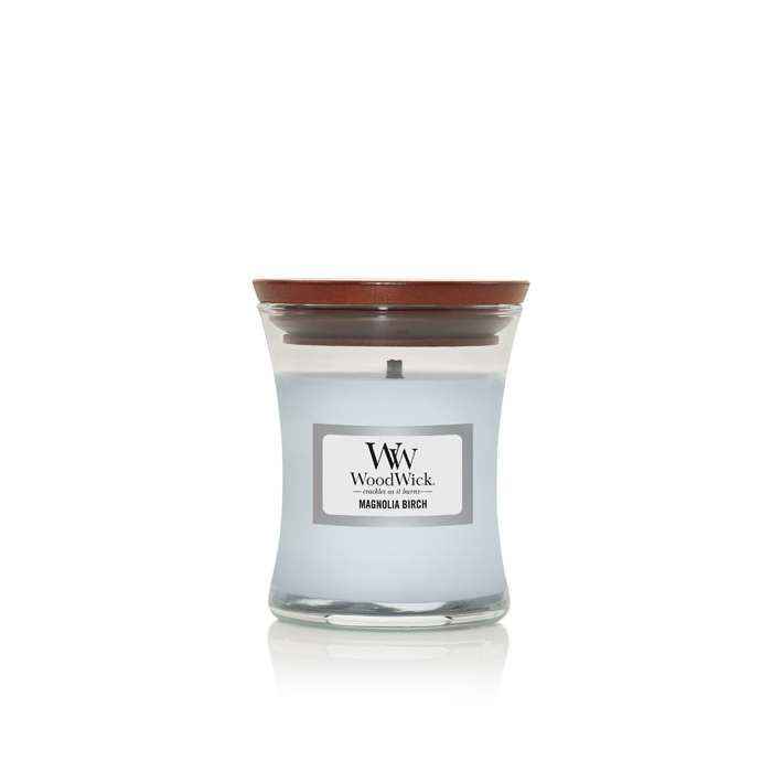Woodwick Magnolia Birch - Kaars - Lichtblauw
