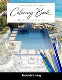Luxe Design Collection Poolside Living Coloring Book for Adults