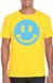 Bellatio Decorations Verkleed shirt heren - Smile / Emoticon - geel - carnaval/foute party - feestkleding XL
