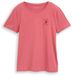 Tom Tailor - T-shirt met bloemenborduursel - Maat L - cozy pink