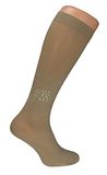 Hydas 1457.1.36 steunkousen, modieus en discreet met strass-steentjes, medisch product Kl. 1, mt. 36/38, beige