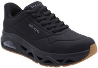 Skechers Uno Glide-Step Glide On Air Sneakers voor heren, Durabuck zwart, 45 EU