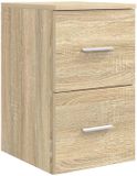 vidaXL Badkamerkast Tussenin Sonoma Eiken 30 x 35 x 50 cm Bewerkt hout