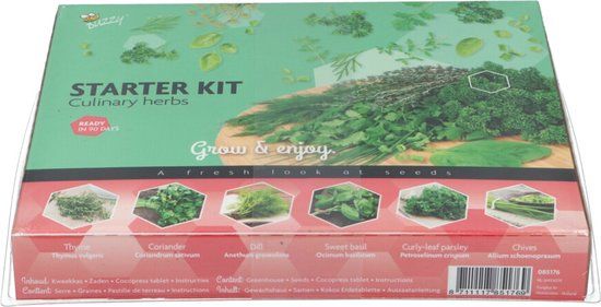 Tuinplus Buzzy Complete Kruidentuin mini-kweekkasje