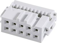 FCI 71600-110LF Connecteur à broches Pas: 2.54 mm Nombre total de pôles: 10 Nombre de rangées: 2 1 pièce(s)
