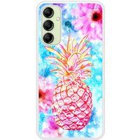 Samsung Bedrukt siliconen hoesje compatibel met Galaxy A14 5G Ananas