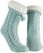 Apollo Pantoufles - Enfants - Tricoté - Bleu clair - Taille unique (35-40.5) - Polaire